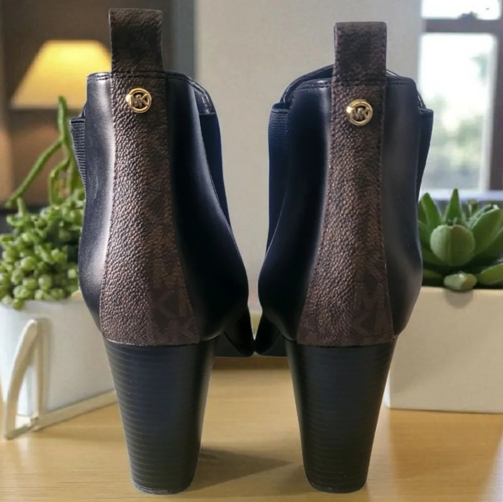 Michael Kors Black Ankle Booties with Sleek Design